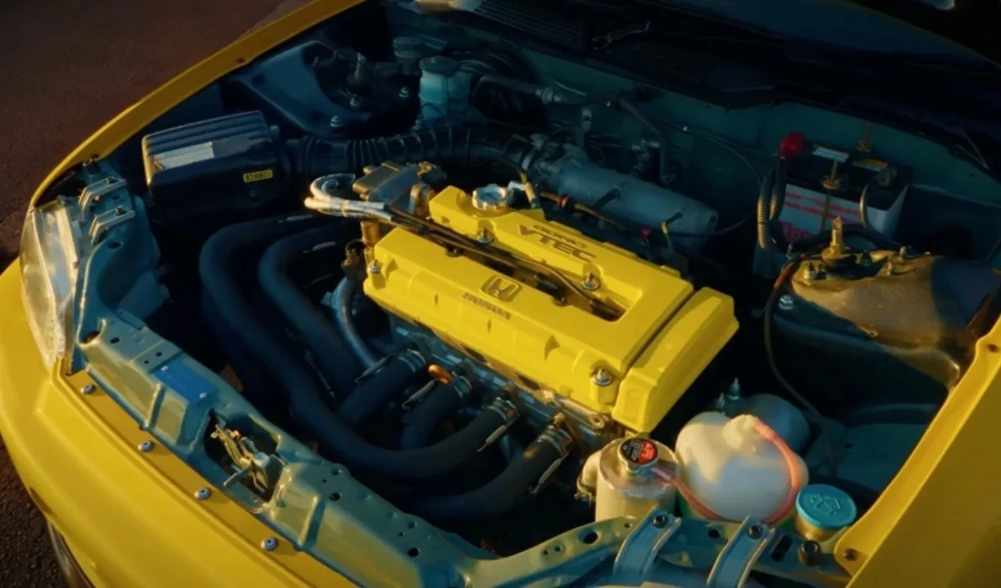 Мотор B16A с системой VTEC под капотом Civic EG6