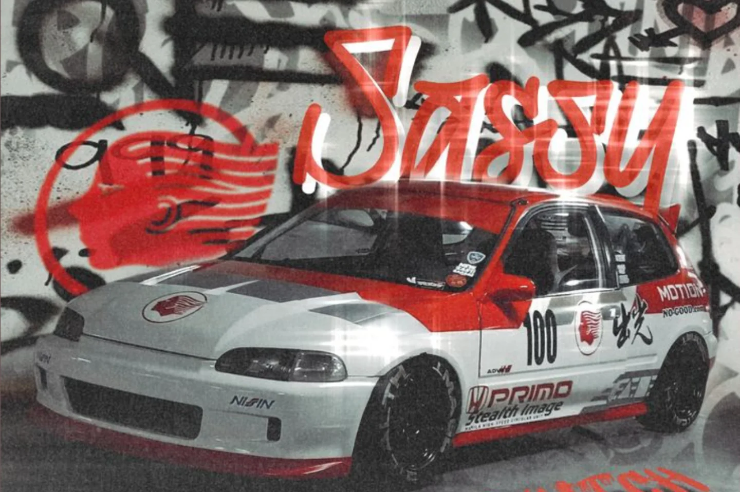 Civic EG в ливрее в стиле Kanjo